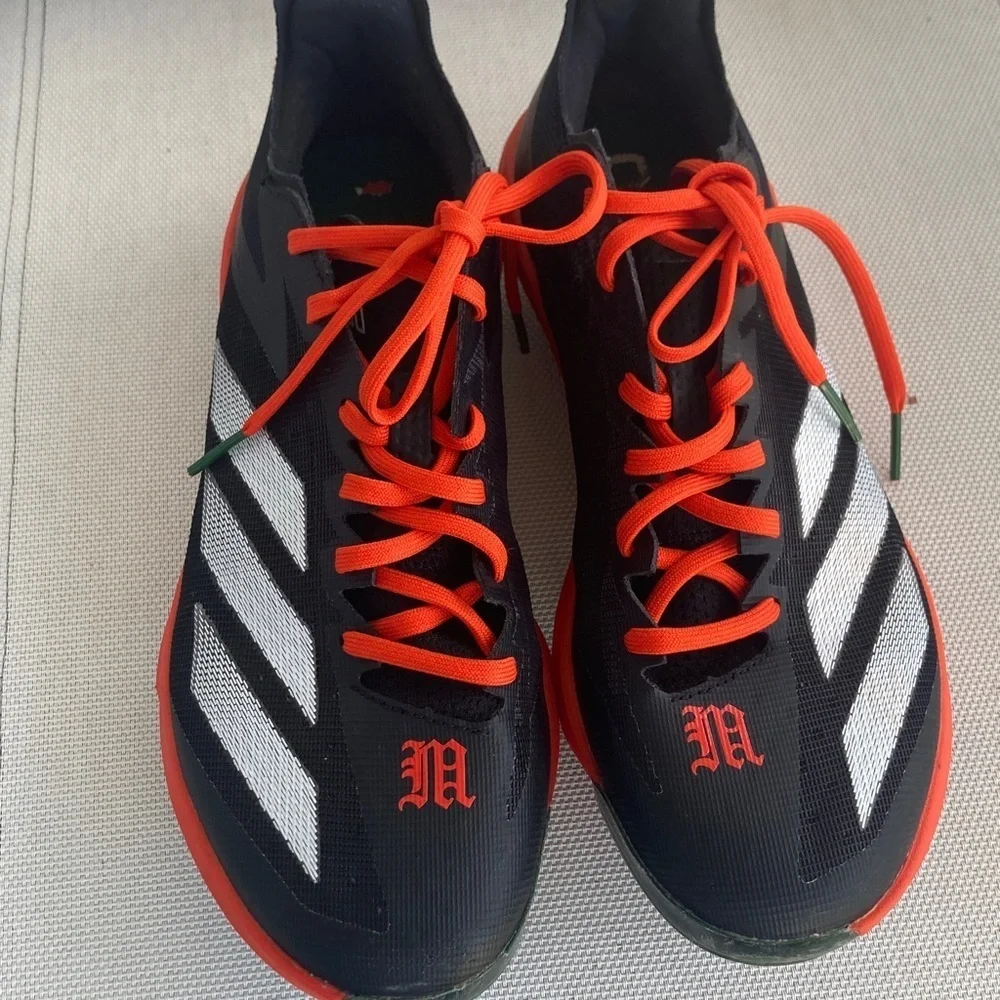 Adidas Black and Orange Athletic Shoes